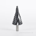 Metal Wood Hole Drilling HSS Spiral Groove Step Drill Bit Manufactory